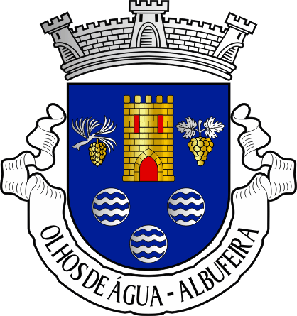 Brasão da antiga freguesia de Olhos de Água - Olhos de Água former civil parish, coat-of-arms