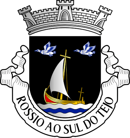 Brasão da antiga freguesia de Rossio ao Sul do Tejo - Rossio ao Sul do Tejo former civil parish, coat-of-arms