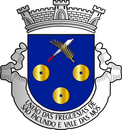 Brasão da União das freguesias de São Facundo e Vale das Mós - São Facundo and Vale das Mós civil parishes union coat-of-arms