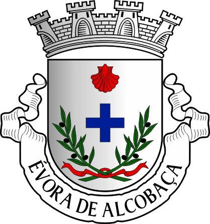 Brasão da freguesia de Évora de Alcobaça - Évora de Alcobaça civil parish, coat-of-arms