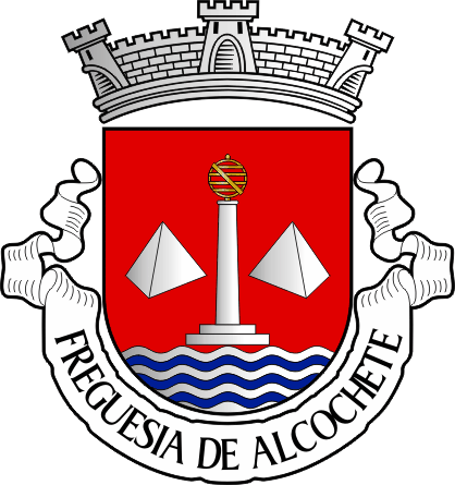 Brasão da freguesia de Alcochete - Alcochete civil parish, coat-of-arms Brasão da freguesia de Alcochete - Alcochete civil parish, coat-of-arms