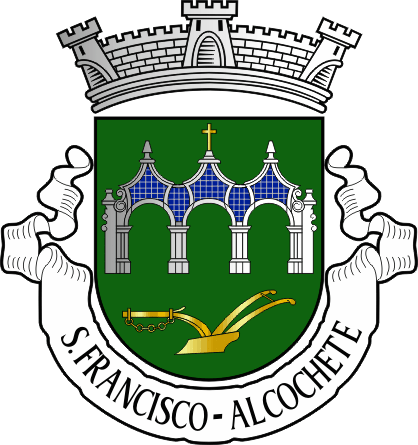 Brasão da freguesia de São Francisco - São Francisco civil parish, coat-of-arms Brasão da freguesia de São Francisco - São Francisco civil parish, coat-of-arms