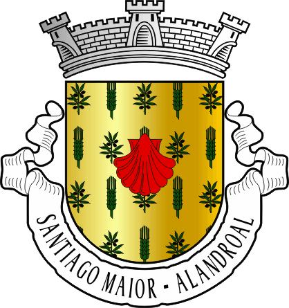 Brasão da freguesia de Santiago Maior - Santiago Maior civil parish, coat-of-arms Brasão da freguesia de Santiago Maior - Santiago Maior civil parish, coat-of-arms