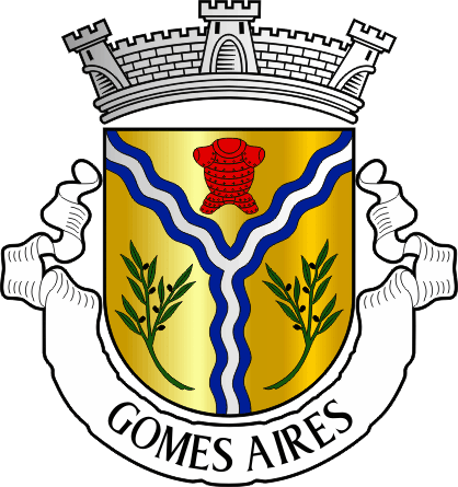 Brasão da antiga freguesia de Gomes Aires - Gomes Aires former civil parish, coat-of-arms