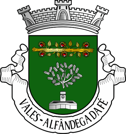 Brasão da antiga freguesia de Vales - Vales former civil parish, coat-of-arms Brasão da antiga freguesia de Vales - Vales former civil parish, coat-of-arms