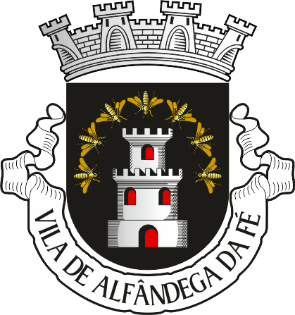 Brasão do Município de Alfândega da Fé - Alfândega da Fé municipal coat-of-arms Brasão do Município de Alfândega da Fé - Alfândega da Fé municipal coat-of-arms