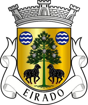 Brasão da freguesia de Eirado - Eirado civil parish, coat-of-arms Brasão da freguesia de Eirado - Eirado civil parish, coat-of-arms