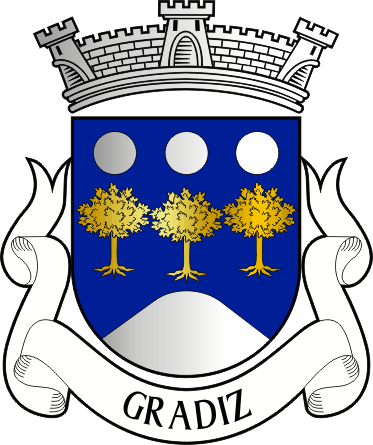 Brasão da antiga freguesia de Gradiz - Gradiz former civil parish, coat-of-arms
