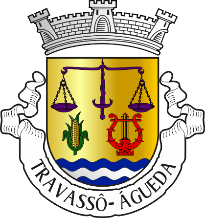 Brasão da antiga freguesia de Travassô - Travassô former civil parish, coat-of-arms