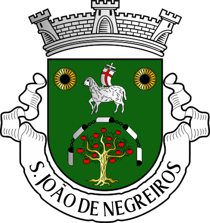 Brasão da freguesia de São João de Negrilhos - São João de Negrilhos civil parish, coat-of-arms Brasão da freguesia de São João de Negrilhos - São João de Negrilhos civil parish, coat-of-arms