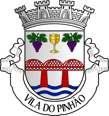 Brasão da freguesia de Pinhão - Pinhão civil parish, coat-of-arms Brasão da freguesia de Pinhão - Pinhão civil parish, coat-of-arms