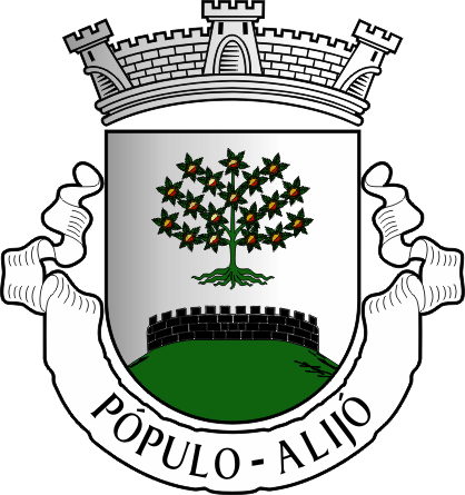 Brasão da antiga freguesia de Pópulo - Pópulo former civil parish, coat-of-arms Brasão da antiga freguesia de Pópulo - Pópulo former civil parish, coat-of-arms