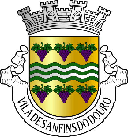 Brasão da freguesia de Sanfins do Douro - Sanfins do Douro civil parish, coat-of-arms Brasão da freguesia de Sanfins do Douro - Sanfins do Douro civil parish, coat-of-arms