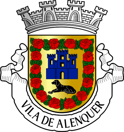 Brasão do Município de Alenquer - Alenquer municipal coat-of-arms Brasão do Município de Alenquer - Alenquer municipal coat-of-arms