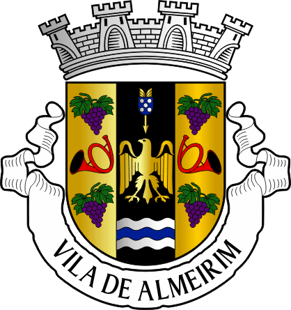 Brasão do Município de Almeirim - Almeirim municipal coat-of-arms Brasão do Município de Almeirim - Almeirim municipal coat-of-arms