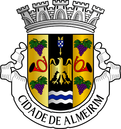 Brasão do Município de Almeirim - Almeirim municipal coat-of-arms Brasão do Município de Almeirim - Almeirim municipal coat-of-arms
