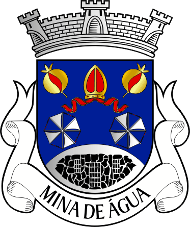 Brasão da Freguesia de Mina de Água - Mina de Água civil parish, coat-of-arms Brasão da Freguesia de Mina de Água - Mina de Água civil parish, coat-of-arms