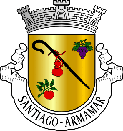 Brasão da antiga freguesia de Santiago - Santiago former civil parish, coat-of-arms