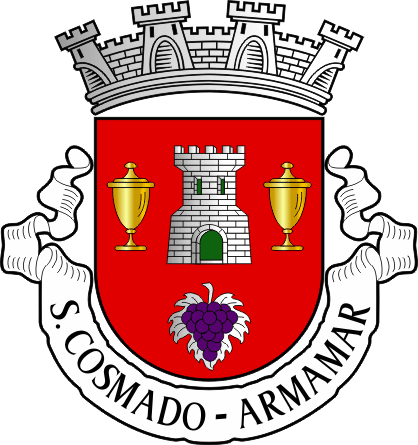 Brasão da freguesia de São Cosmado - São Cosmado civil parish, coat-of-arms