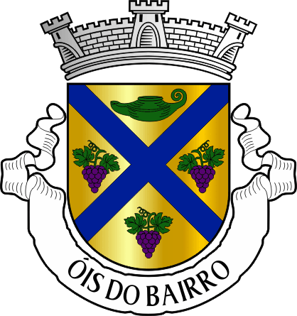 Brasão da antiga freguesia de Óis do Bairro - Óis do Bairro former civil parish, coat-of-arms