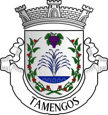 Brasão da antiga freguesia de Tamengos - Tamengos former civil parish, coat-of-arms Brasão da antiga freguesia de Tamengos - Tamengos former civil parish, coat-of-arms
