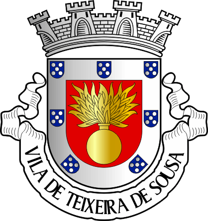 Brasão do Concelho de Teixeira de Sousa - Teixeira de Sousa municipal coat-of-arms