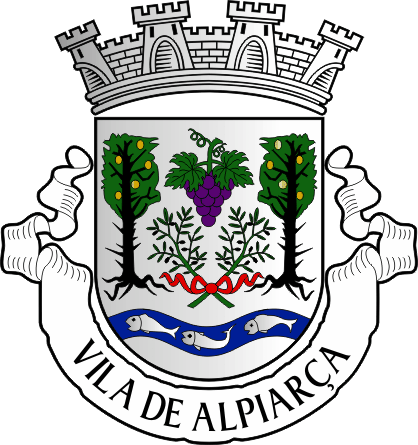 Brasão do Município de Alpiarça - Alpiarça municipal coat-of-arms Brasão do Município de Alpiarça - Alpiarça municipal coat-of-arms