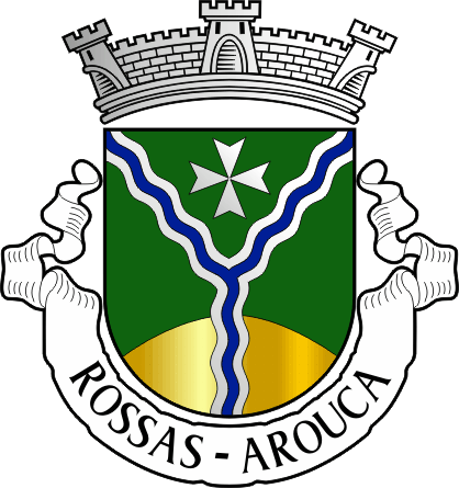 Brasão da freguesia de Rossas - Rossas civil parish, coat-of-arms