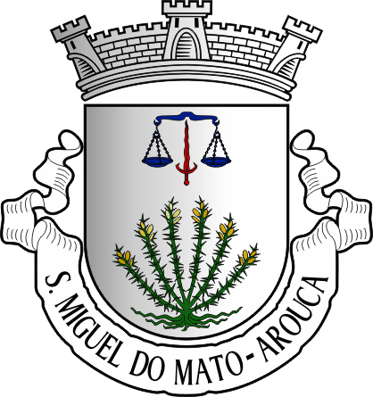 Brasão da freguesia de São Miguel do Mato - São Miguel do Mato civil parish, coat-of-arms Brasão da freguesia de São Miguel do Mato - São Miguel do Mato civil parish, coat-of-arms