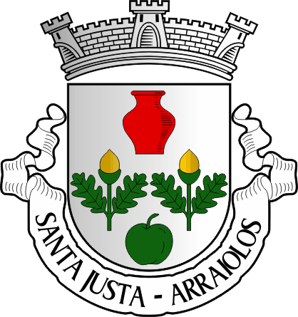 Brasão da antiga freguesia de Santa Justa - Santa Justa former civil parish, coat-of-arms