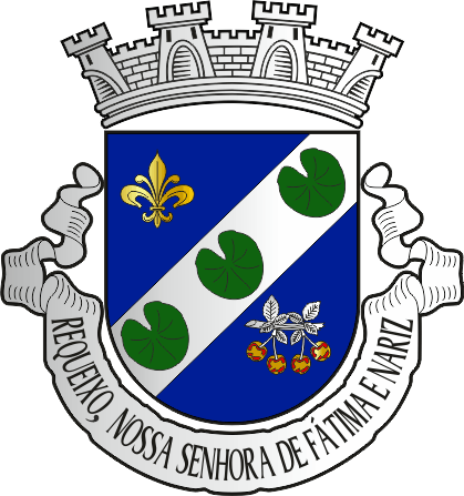 Brasão da freguesia de Requeixo, Nossa Senhora de Fátima e Nariz civil parish coat-of-arms