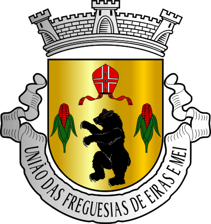Heráldica da União das freguesias de Eiras e Mei Município de Arcos
