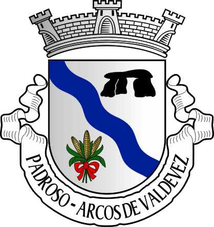 Brasão da freguesia de Padroso - Padroso civil parish, coat-of-arms Brasão da freguesia de Padroso - Padroso civil parish, coat-of-arms