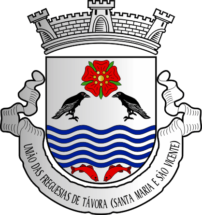Brasão da União das freguesias de Távora (Santa Maria e São Vicente) - Távora (Santa Maria and São Vicente) civil parishes union coat-of-arms