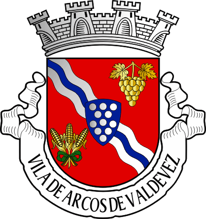 Brasão do Município de Arcos de Valdevez - Arcos de Valdevez municipal coat-of-arms Brasão do Município de Arcos de Valdevez - Arcos de Valdevez municipal coat-of-arms