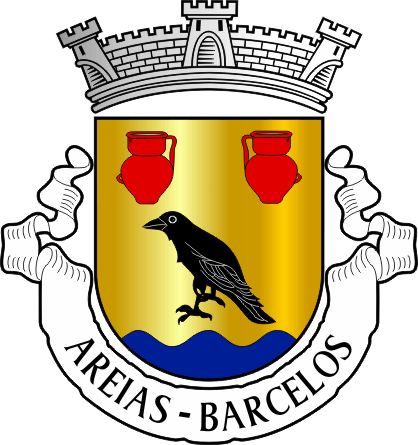 Brasão da freguesia de Areias - Areias civil parish, coat-of-arms Brasão da freguesia de Areias - Areias civil parish, coat-of-arms