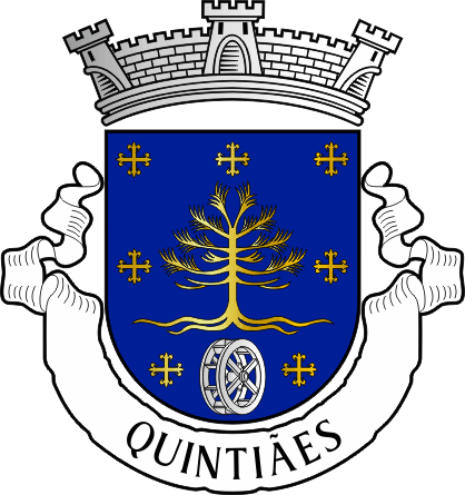 Brasão da antiga freguesia de Quintiães - Quintiães former civil parish, coat-of-arms