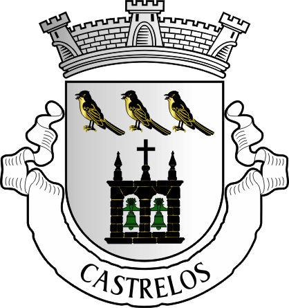 Brasão da antiga freguesia de Castrelos - Castrelos former civil parish, coat-of-arms Brasão da antiga freguesia de Castrelos - Castrelos former civil parish, coat-of-arms