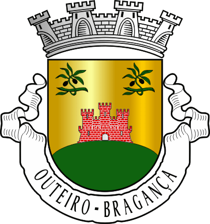 Brasão da freguesia de Outeiro - Outeiro civil parish, coat-of-arms Brasão da freguesia de Outeiro - Outeiro civil parish, coat-of-arms