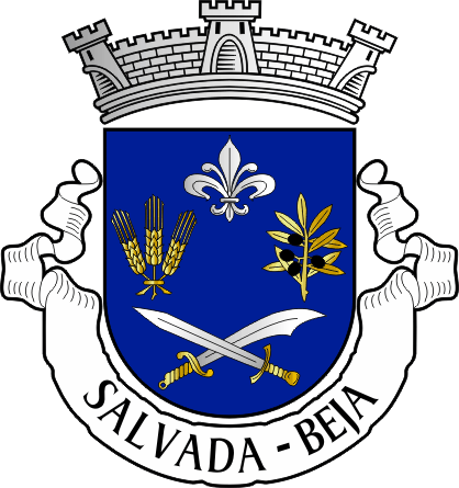 Brasão da antiga freguesia de Salvada - Salvada former civil parish, coat-of-arms