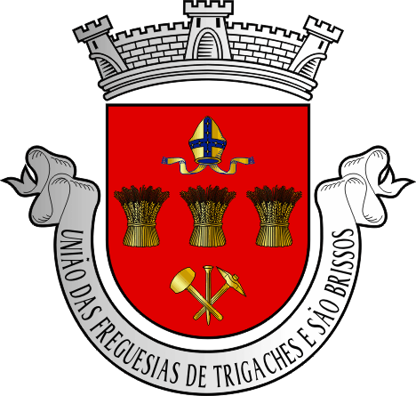 Brasão da União das freguesias de Trigaches e São Brissos - Trigaches and São Brissos civil parishes union coat-of-arms