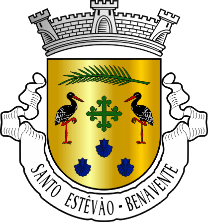 Brasão da freguesia de Santo Estêvão - Santo Estêvão civil parish, coat-of-arms Brasão da freguesia de Santo Estêvão - Santo Estêvão civil parish, coat-of-arms
