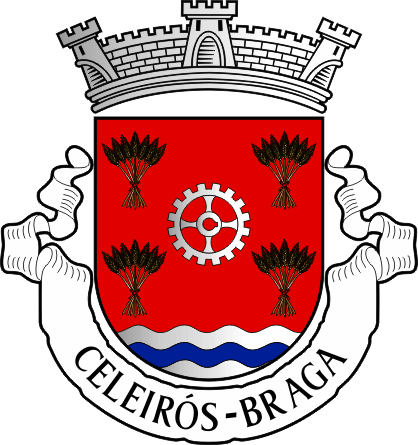 Brasão da antiga freguesia de Celeirós - Celeirós former civil parish, coat-of-arms Brasão da antiga freguesia de Celeirós - Celeirós former civil parish, coat-of-arms
