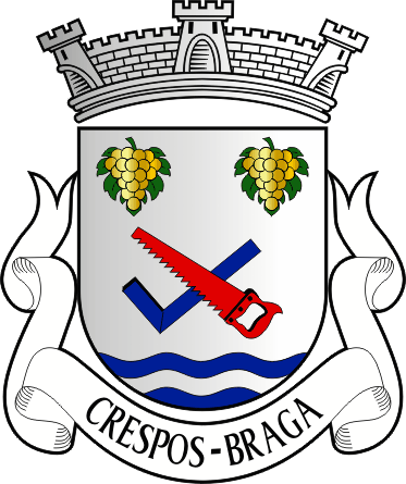 Brasão da antiga freguesia de Crespos - Crespos former civil parish, coat-of-arms Brasão da antiga freguesia de Crespos - Crespos former civil parish, coat-of-arms