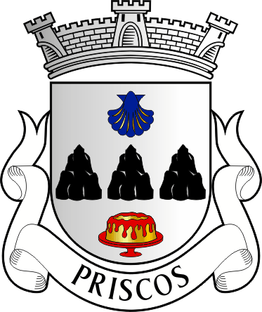 Brasão da freguesia de Priscos - Priscos civil parish, coat-of-arms