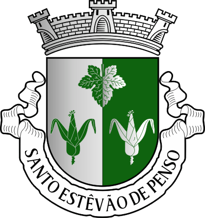 Brasão da antiga freguesia de Penso (Santo Estêvão) - Penso (Santo Estêvão) former civil parish, coat-of-arms Brasão da antiga freguesia de Penso (Santo Estêvão) - Penso (Santo Estêvão) former civil parish, coat-of-arms