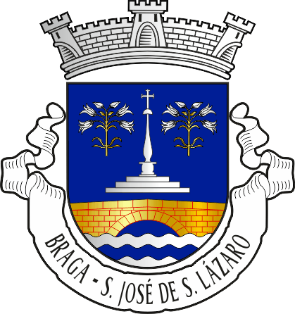 Brasão da antiga freguesia de Braga (São José de São Lázaro) - Braga (São José de São Lázaro) former civil parish, coat-of-arms Brasão da antiga freguesia de Braga (São José de São Lázaro) - Braga (São José de São Lázaro) former civil parish, coat-of-arms