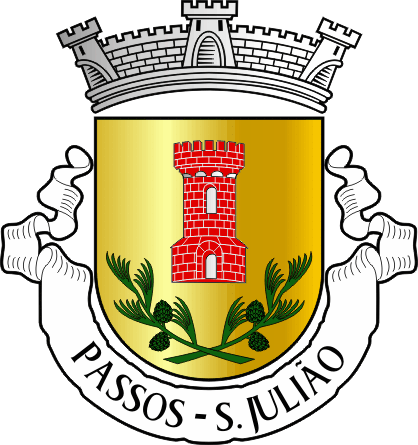 Brasão da antiga freguesia de Passos (São Julião) - Passos (São Julião) former civil parish, coat-of-arms Brasão da antiga freguesia de Passos (São Julião) - Passos (São Julião) former civil parish, coat-of-arms