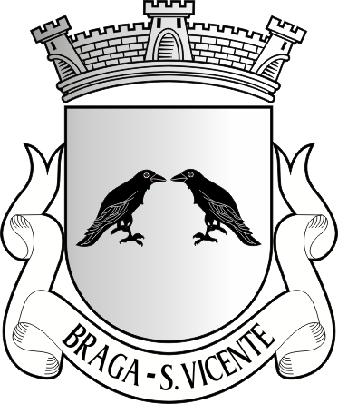 Brasão da freguesia de Braga (São Vicente) - Braga (São Vicente) civil parish, coat-of-arms