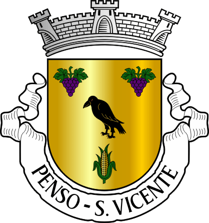 Brasão da antiga freguesia de Penso (São Vicente) - Penso (São Vicente) former civil parish, coat-of-arms